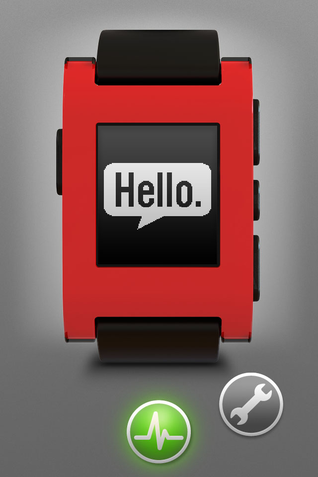 Pebble's App Home Screen