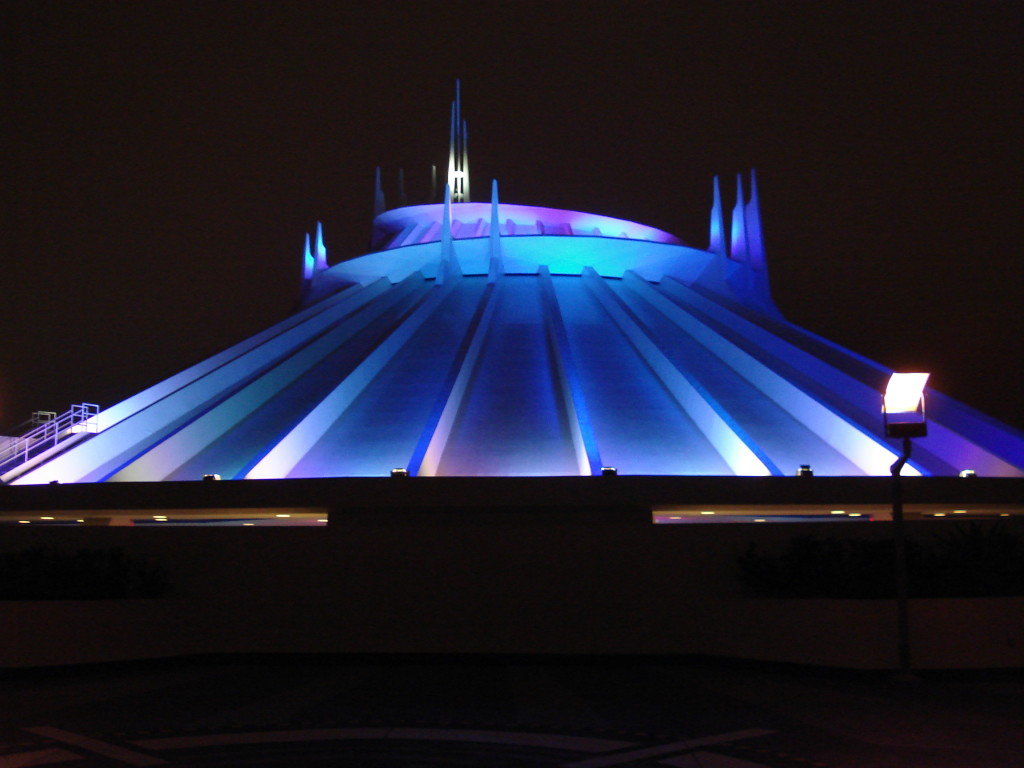 Space Mountain at Night