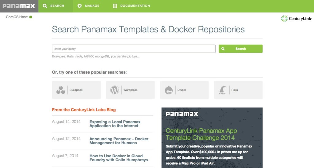 Panamax Dashboard