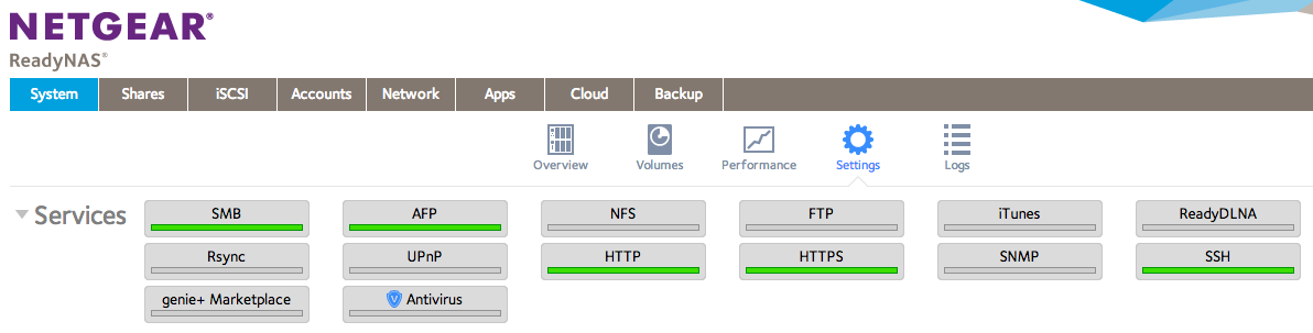 ReadyNAS Services