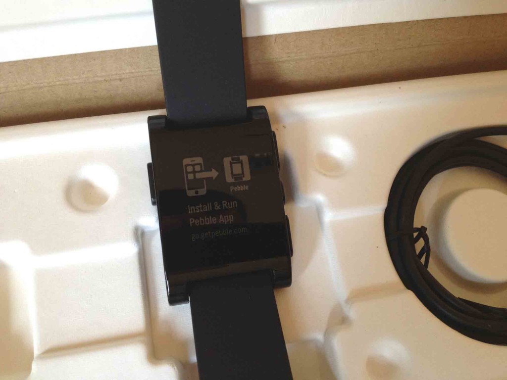 Pebble's Setup Screen